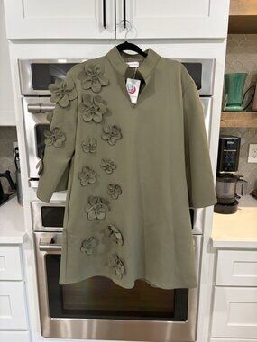 Caryn Lawn Audrey Dress in Green